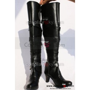 Black Butler Undertaker Cosplay Shoes Boots Custom Made