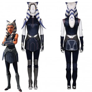 Star Wars: The Clone Wars Season 7-Ahsoka Tano Outfits Halloween Carnival Suit Cosplay Costume