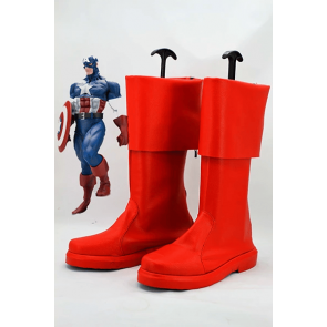 Captain America The Avengers Cosplay Boots Shoes