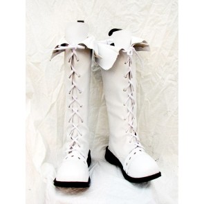 Classical White Boots Shoes Can Be Flipped Custom Made