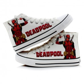 Deadpool Cosplay Shoes Canvas Shoes