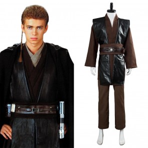 Star Wars Anakin Brown No Clock Cosplay Costume