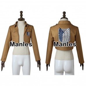 Attack on Titan Ackerman Mikasa Cosplay Costume Top