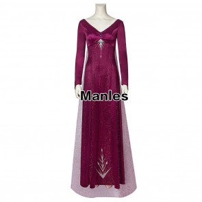 Frozen 2 Princess Elsa Cosplay Costume 