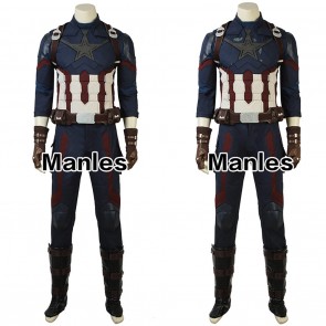 Avengers 3 Infinity War Captain America Steve Rogers Cosplay Costume 