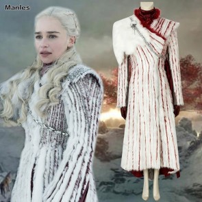 Game Of Thrones Season 8 Daenerys Targaryen Cosplay Costume