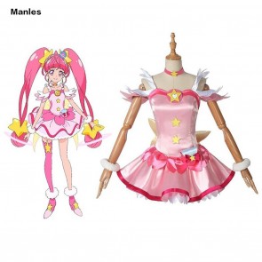 HUGtto! Pretty Cure Star Twinkle Pretty Cure Hoshina Hikaru Cosplay Costume  