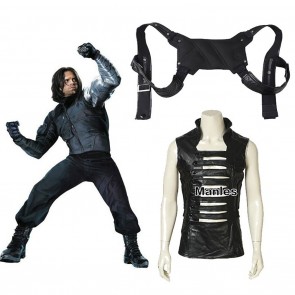 Captain America 2 Winter Soldier Cosplay Costume