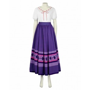 Encanto Luisa Madrigal Dress Cosplay Costume