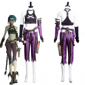 League of Legends LoL Jinx Uniform Costume