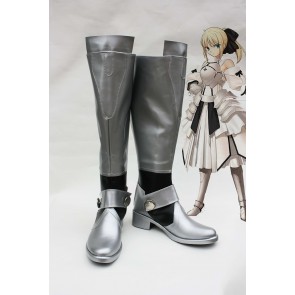 Fate/Unlimited Codes Saber Lily Cosplay Shoes Boots Costum Made