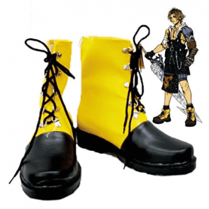 Final Fantasy Tidus Cosplay Shoes Boots Rubber