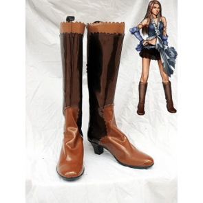 Final Fantasy XII Lenne Cosplay Boots Shoes Brown