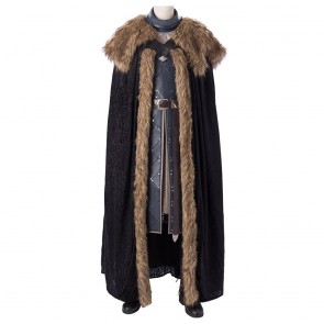 Game Of Thrones 8 Jon Snow Cosplay Costume Version 2