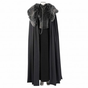 Game Of Thrones Season 8 Sansa Stark Cosplay Costume Version 2