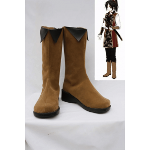 Hakuoki Yukimura Chitsuru Cosplay Boots Shoes