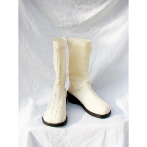 Hitman Reborn Lambo Cosplay Boots Shoes White