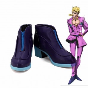 JoJo's Bizarre Adventure: Golden Wind Giorno Giovanna Cosplay Shoes Boots