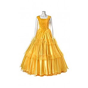 Beauty And The Beast Belle Princess Cosplay Costume 