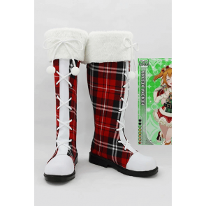 LoveLive! Boots Cosplay Shoes Christmas Version