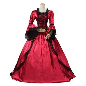 Edwardian Classic Lolita Vintage Brocaded Ball Gown Dress Prom