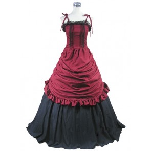 Southern Belle Spaghetti Strap Sleeves Sexy Frilled Tiered Lace Fancy Party Dress