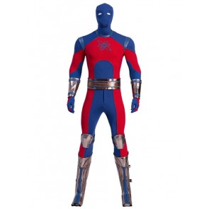 Movie Black Adam Atom Smasher Battle Cosplay Costume Full Set