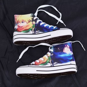 Naruto Sasuke Cosplay Shoes Canvas Shoes