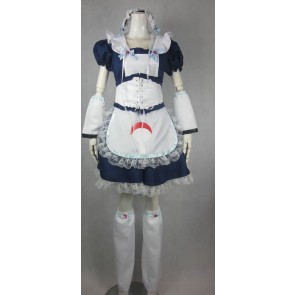 Naruto Sasuke Uchiha Lolita Maid Cosplay Costume