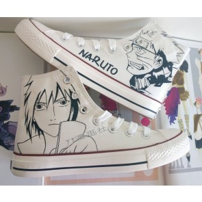 Naruto Uzumakinaruto Uchihasasuke Cosplay Shoes Canvas Shoes