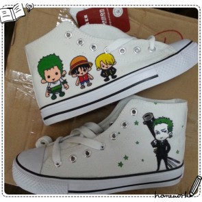 One Piece Cosplay Shoes Canvas Shoes