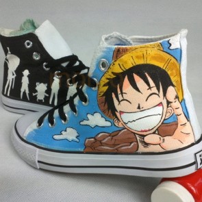 One Piece Luffy Cosplay Shoes Canvas Shoes