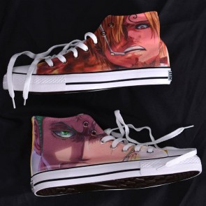 One Piece Roronoazoro Sanji Cosplay Shoes Canvas Shoes