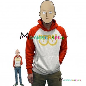 One Punch Man Saitama Oppai Cosplay Costume 