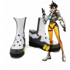 Overwatch OW Tracer Lena Oxton Cosplay Shoes