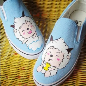 Pleasant Goat And Big Big Wolf Paddi Cosplay Shoes Canvas Shoes