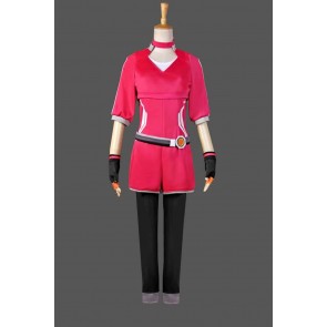 Pokemon Go Female Trainer Team Instinct Mystic Valor Red Shirt Cosplay Costume