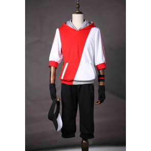 Pokemon Go Male Trainer Team Instinct Mystic Valor Red Cosplay Costume