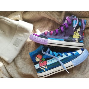 Ponyo On The Cliff By The Sea Cosplay Shoes Canvas Shoes