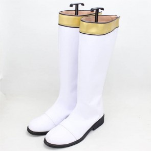Power Ranger Cosplay Shoes Boots White