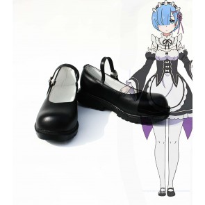 Re:Zero Life In A Different World Ram&Rem Cosplay Shoes
