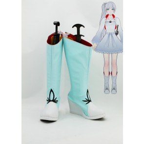 RWBY White Trailer Weiss Schnee Cosplay Boots Shoes