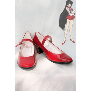 Sailor Moon Hino Rei Cosplay Shoes