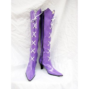 Sailor Moon Tomoe Hotaru Cosplay Boots Shoes Purple