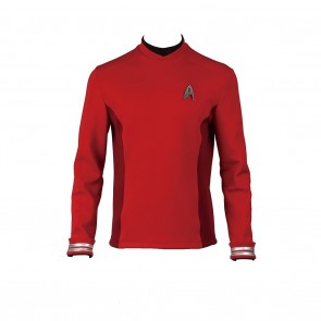 Scotty Costume Red Uniform For Star Trek Beyond Cosplay 