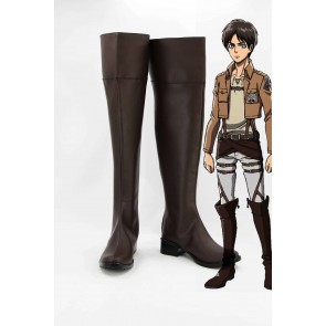 Shingeki No Kyojin Attack On Titan Eren Jaeger Cosplay Shoes Boots Custom Made