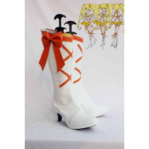 Smile Precure! Pretty Cure Cure Sunshine Cosplay Boots Shoes