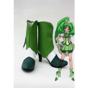 Smile Precure! Pretty Cure Nao Midorikawa Cure March Cosplay Shoes Boots