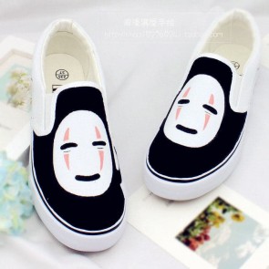 Spirited Away No Face Man Cosplay Shoes Canvas Shoes