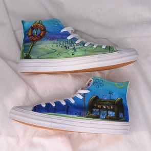 SpongeBob SquarePants Cosplay Shoes Canvas Shoes